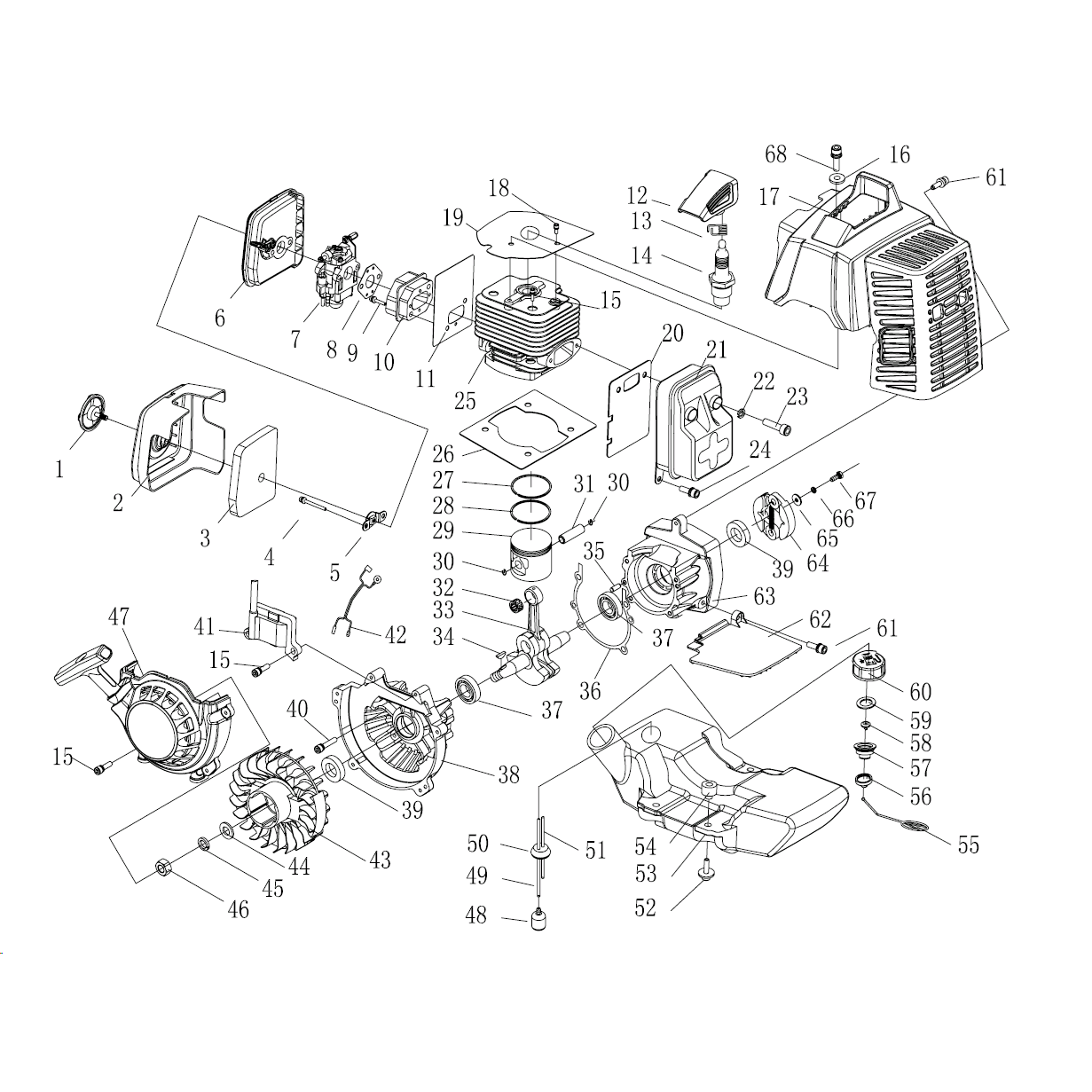 Мотобур (бензобур) МБ2-300