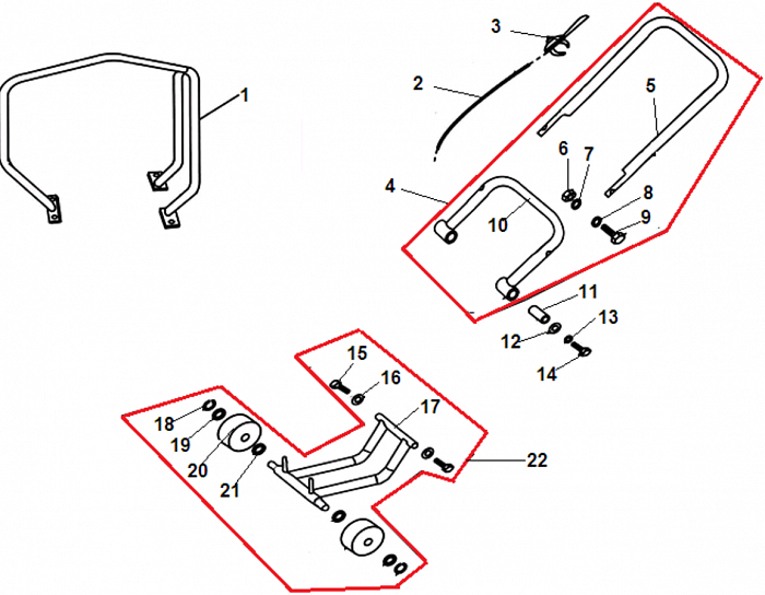 13 РУЧКА ВИБРОПЛИТА  CHAMPION PC5431F